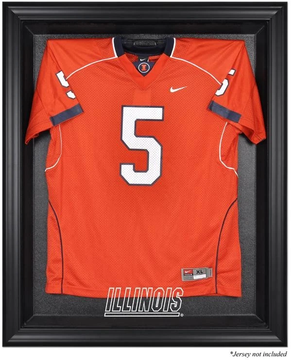 Illinois Fighting Illini Black Framed Logo Jersey Display Case - Fanatics - Image 1 of 1