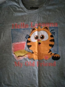 Garfield The Movie T-Shirt Grau Hello Lasagna My Old Friend  - Bild 1 von 6