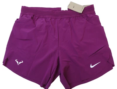 Pantalones Cortos Tenis Nike Rafa Nadal Para Hombre XL Púrpura Dri-FIT ADV 7" Longitud DV2881-610 Foto 1 de 4