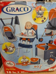 Graco Vintage 2004 My little 10 in 1 Spielset & Baby Puppe Target Exclusive  - Bild 1 von 7