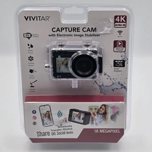 Vivitar Capture Cam mit elektronischem Bildstabilisator 4K Ultra HD 16MP NEU - Bild 1 von 10