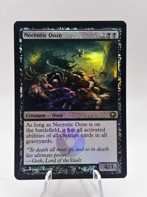 Necrotic Ooze 72/249 Foil Scars of Mirrodin SOM MTG NM - Image 1 of 2