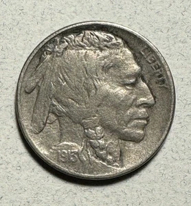 1913-D 5C Type 2 Buffalo Nickel EF Details Environmental Damage. - Picture 1 of 2