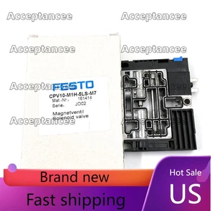 New FESTO CPV10-M1H-5LS-M7 161414 Solenoid Valve - Picture 1 of 5