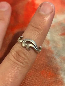 Jolie bague en argent massif 925 c72 taille 4,75 - Photo 1/5