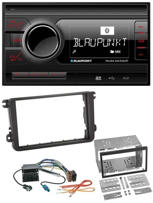 Blaupunkt MP3 Bluetooth DAB 2DIN SD USB Autoradio für Seat Alhambra Leon Toledo - Bild 1 von 4