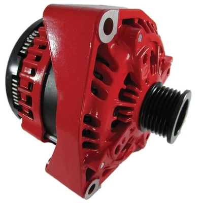 HIGH OUTPUT 300A RED COLOR ALTERNATOR FOR GMC SIERRA 1500 SIERRA 2500HD 3500HD - Image 1 of 4