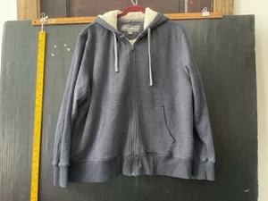 Eddie Bauer Hoodie Herren XL Tall Blau Full Zip Sherpa Gefüttert Sweatshirt Jacke - Bild 1 von 8