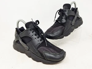 Nike Mujer Air Huarache Correr Talla 8 Triple Negro Atlético Zapatos para Correr Tenis - Imagen 1 de 9