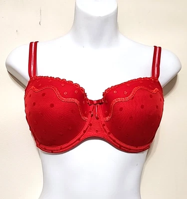 Sutiã PrimaDonna Twist tamanho 34D vermelho bolinhas estilo 0241492 PRIMA DONNA - Imagem 1 de 4