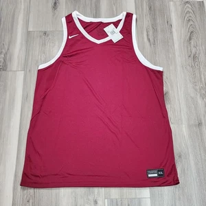NIKE Jersey Men's 2XLT Cardinal Basketball New - Picture 1 of 9