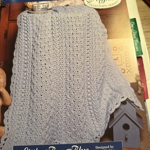 CROCHET Afghan Collector Series ~Little Boy Blue Afghan~PATTERN Only~ - Picture 1 of 2