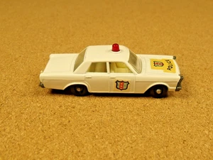 ALTES VINTAGE LESNEY MATCHBOX # 55 FORD GALAXIE POLICE CAR - Bild 1 von 6