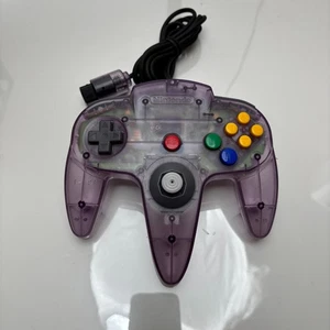Nintendo 64 N64 Atomic Purple Clear Controller - Tight Stick - GETESTET - ANSEHEN! - Bild 1 von 3