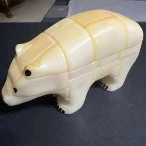 Rompecabezas de oso polar 3D AniPuzzle 1986 vintage Nanook PKR Corp hecho en EE. UU. - Imagen 1 de 24