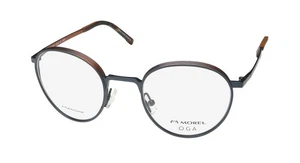 NEU OGA 10162O BRILLE 48-22-145 VOLLRAND FRANKREICH HERREN SCHWARZ TITAN OVAL - Bild 1 von 8
