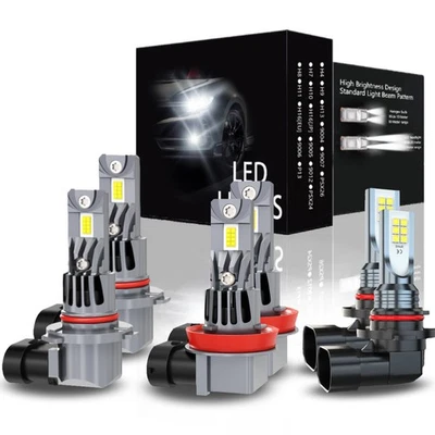 Combo de luz antiniebla de haz alto bajo bombilla LED para Lexus IS250 IS350 2006-2010 Foto 1 de 4