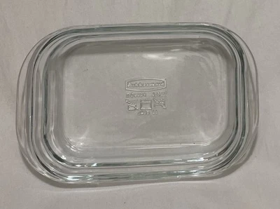 Rubbermaid Glass Food Storage Container NO LID 2.0 Cups 2N85 11 USA EUC - Image 1 of 4