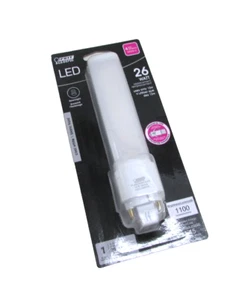 NOS! FEIT ELECTRIC LED 4 PIN GX24Q-3 LIGHT BULB, 26W, COOL WHITE - Picture 1 of 3