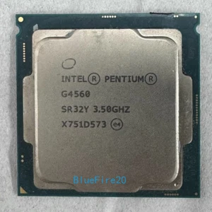 Intel Pentium G4560 LGA 1151 Desktop CPU Processor Dual Core 3.5 GHz G4560 - Picture 1 of 7