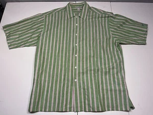 Slazenger Herren Golf Button Down Hemd Große L Leinen - Bild 1 von 5