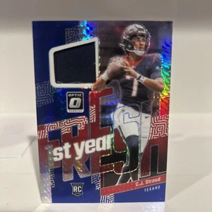 23 Donruss Optic 1st Year Fresh Blue Hyper Prizm #FYF-CJS C.J. Stroud (MEM, RC) - Picture 1 of 1