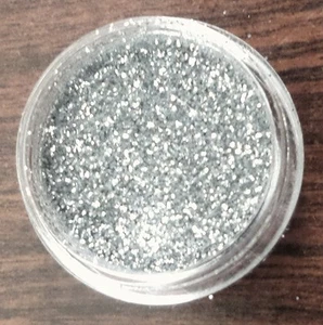 FINE SILVER PRO GLITTER DUST POWDER EYE SHADOW FACE BODY NAILS ART CRAFTS - Picture 1 of 4