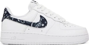 New Nike Air Force 1 Low '07 Essential SZ 8.5 Women’s White Black DH4406 101 - Picture 1 of 7