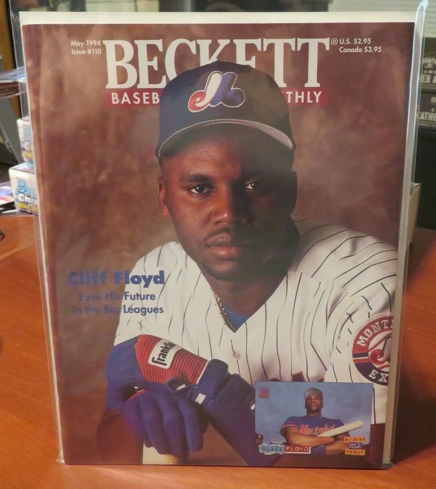 #67 CLIFF FLOYD BECKETT BASEBALL MONTHLY MAY 1994 ISSUE #110 - Image 1 of 1