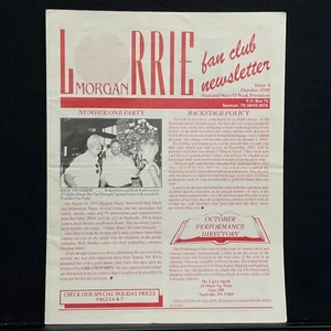 Boletín Lorrie Morgan Fan Club Música Country Edición 4 De Colección Octubre 1995 - Imagen 1 de 5
