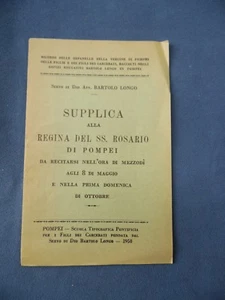 SUPPLICA  MADONNA POMPEI-BIOGRAFIA B. LONGO-VIA CRUCIS-FESTA GESU'...LOTTO DI 5 - Bild 1 von 1