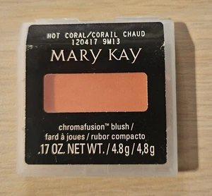 Nuevo En Paquete Mary Kay Chromafusion Rubor HOT CORAL Tamaño Completo - ¡Envío $0! - Imagen 1 de 2