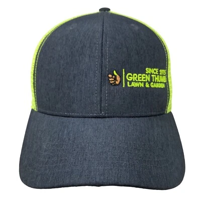 Sombrero de camionero verde pulgar césped y jardín Snapback malla espalda multicolor talla única Foto 1 de 4