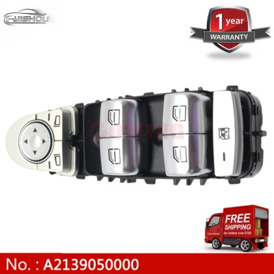 A2139050000 For Mercedes-Benz C Class W205 2016-2019 Power Window Switch New - Imagem 1 de 4