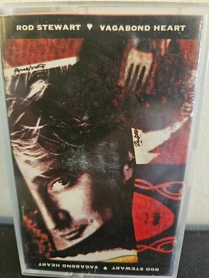 ROD STEWART Vagabond Heart 1991 CASSETTE TAPE POP ROCK - Image 1 of 4