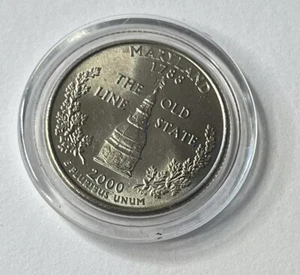 2000-P Maryland 25C State Quarter Uncirculated Mint - Picture 1 of 5
