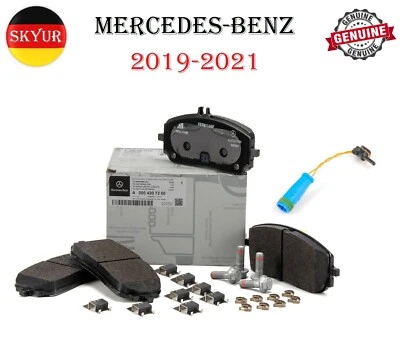 Комплект передних оригинальных тормозных колодок с датчиком для моделей Mercedes-Benz GLE 2019-2021 годов выпуска - Изображение 1 из 4