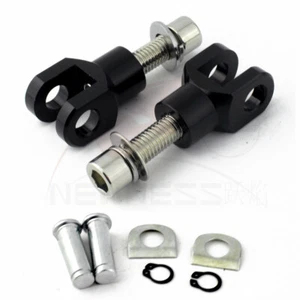 Motorcycle Black Foot Peg Clevis Set For Harley-Davidson - Picture 1 of 7