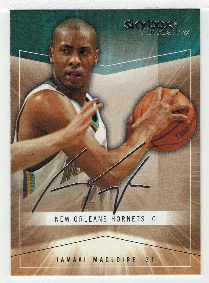 Jamaal Magloire - New Orleans (NBA Basketball) 2004-05 Skybox Autographics # 48 - Image 1 of 1