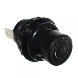 1 Built-in Button 25A Pushbutton 6V 12V 24V Starter 2-Pin Black Switch New - Picture 1 of 1