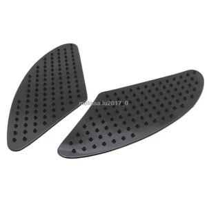 Motorcycle Bike Gas Tank Pad Traction Side Fuel Grip Protector For Suzuki Yamaha - Foto 1 di 8