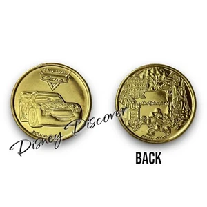 WALT DISNEY WORLD CARS LIGHTNING 2024 COLLEZIONE MONETA MEDAGLIONE ORO/BRONZO - Foto 1 di 3