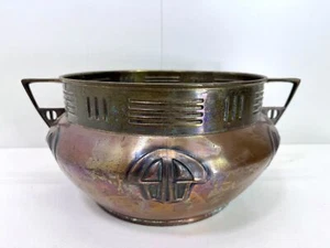 Carl Deffner Jugendstil Antik Punschschale Bowle Gefäß Sektkühler Kupfer #9136 - Bild 1 von 12