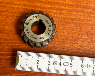 Modulfräser 0,4 29° Abwälzfräser Zahnradfräser HSS DDR Ø35mm - Bild 1 von 3