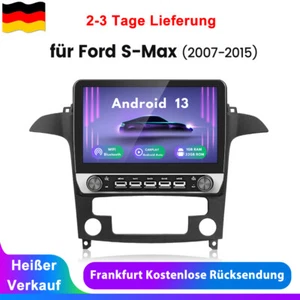 Carplay Android 13 Autoradio GPS Navi WIFI BT SWC 32GB Für Ford S-Max 2007-2015 - Bild 1 von 19