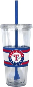 Texas Rangers 22oz Straw Tumbler - MLB - Picture 1 of 2