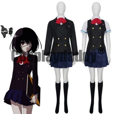 Another Mei Misaki Cosplay Costume Yomiyama North Middle School Uniform Dress - Image 1 of 2