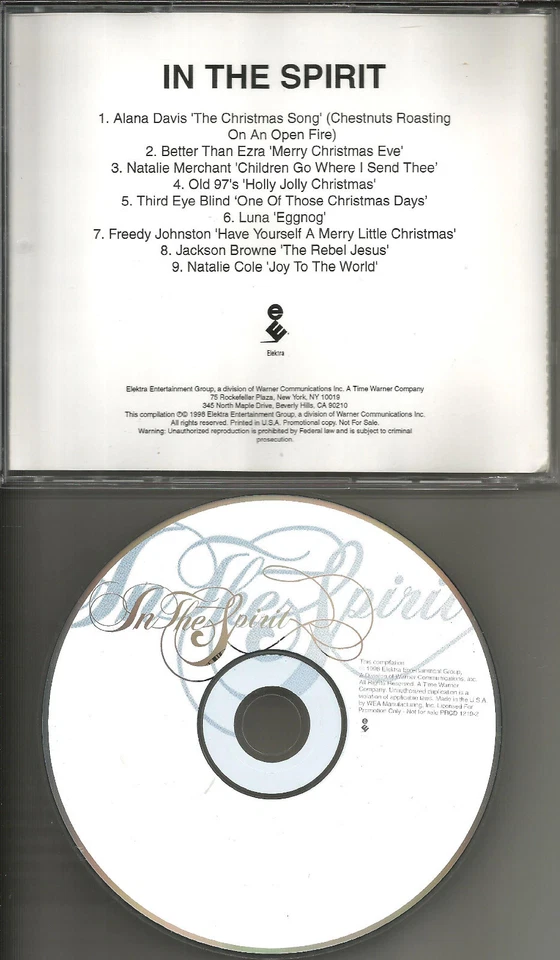 CHRISTMAS PROMO CD ALANA DAVIS Third Eye Blind NATALIE MERCHANT Old 97’s LUNA    Foto 1 de 1