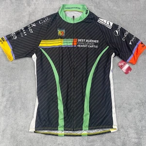 Sugoi Cycling Evolution Jersey Mens 2XL Black Buddies Challenge Keith Haring - Picture 1 of 18