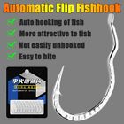 10pcs Fish Scale Patterned Fishing Hook High Carbon Steel Fishing Tackle  Carp